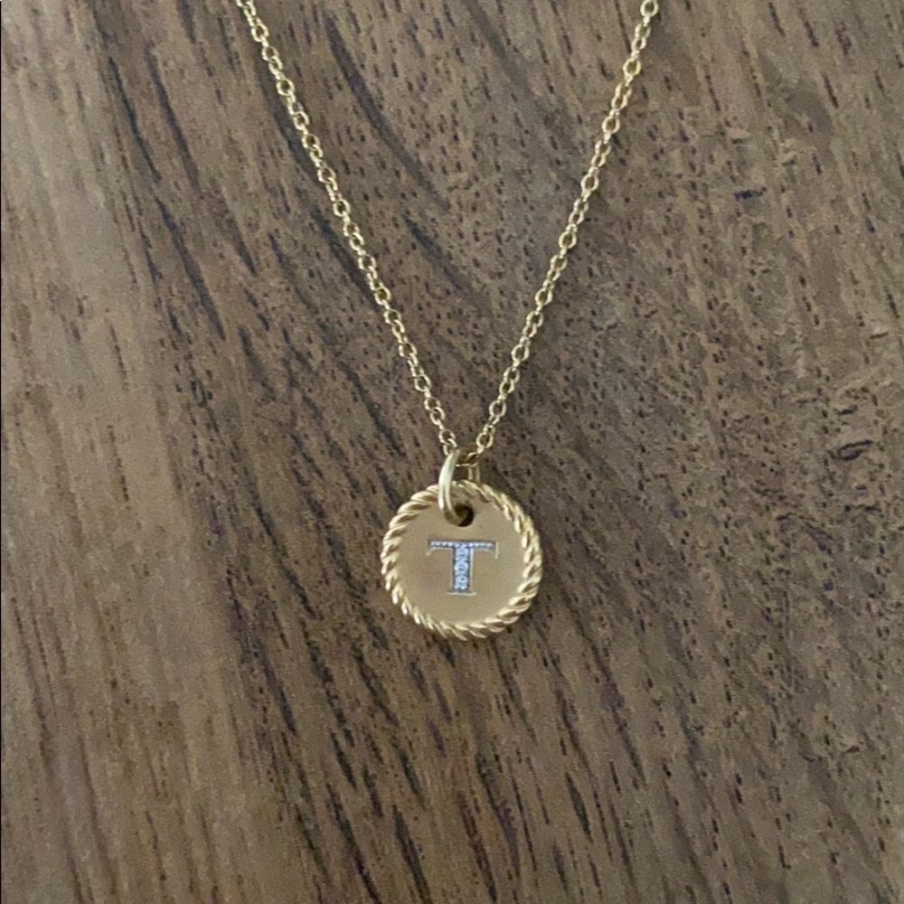 David Yurman “T” Necklace